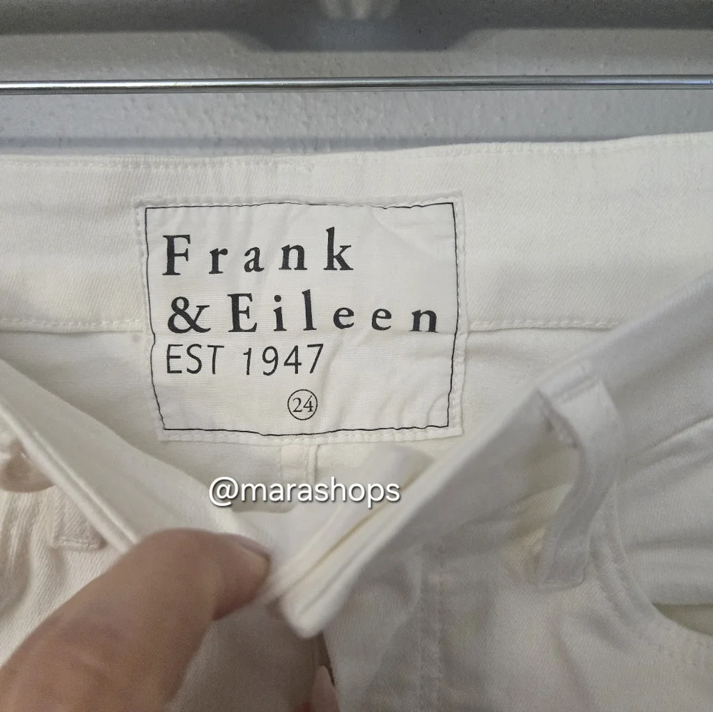 FRANK & EILEEN Sligo Easy Fit Jean White